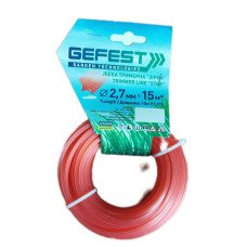 Ліска трімерна "Зірка" GEFEST моток 15м 2.7мм (ЛТЗ/2,7мм)