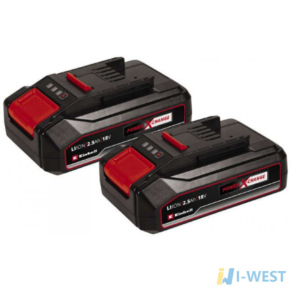 Аккумуляторы 2 шт 18V PXC Twinpack 2.5 Ah (4511524) Einhell Аккумуляторы 2 шт 18V PXC Twinpack 2.5 Ah (4511524) Einhell