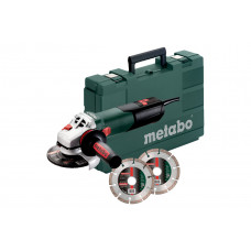 Кутова шліфувальна машина Metabo W 12-125 Quick Set (600398510)