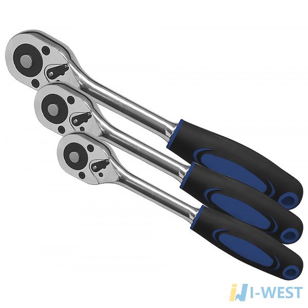 Рукоятка з храповим механізмом, квадрат 1/4" 24 зубця BESTTOOLS BT 51424