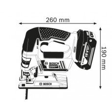 Акумуляторні лобзики  Bosch GST 18 V-LI B Professional (06015A6100)