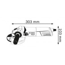 Кутова шліфувальна машина  Bosch GWS 11-125 Professional (060179D002)