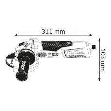 Угловая шлифовальная машина Bosch GWS 17-125 CIE Professional (060179H002)