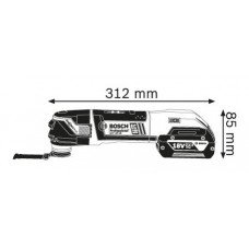 Акумуляторний універсальний різак  Bosch GOP 18V-28 Professional (06018B6002)