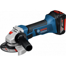 Акумуляторні кутові шліфувальні машини  Bosch GWS 18-125 V-LI Professional (060193A307)