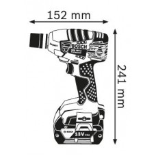 Акумуляторний ударний гайковерт Bosch GDS 18 V-LI Professional (06019A1S0C) Акумуляторний ударний гайковерт Bosch GDS 18 V-LI Professional (06019A1S0C)