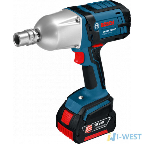 Акумуляторний ударний гайковерт Bosch GDS 18 V-LI HT (solo version*) Professional (06019B1300) Акумуляторний ударний гайковерт Bosch GDS 18 V-LI HT (solo version*) Professional (06019B1300)