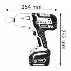 Акумуляторний ударний гайковерт  Bosch GDS 18 V-LI HT (solo version*) Professional (06019B1300)