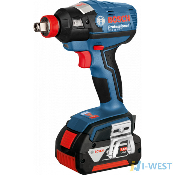 Акумуляторний ударний дриль/гайковерт Bosch GDX 18 V-EC Professional (06019B9102) Акумуляторний ударний дриль/гайковерт Bosch GDX 18 V-EC Professional (06019B9102)