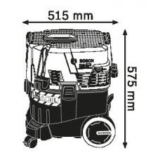 Пилосос для вологого та сухого прибирання  Bosch GAS 35 L SFC+ Professional (06019C3000)