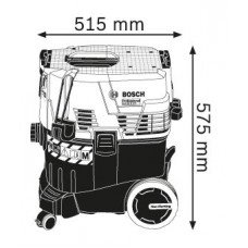 Пилосос для вологого та сухого прибирання  Bosch GAS 35 M AFC Professional (06019C3100)