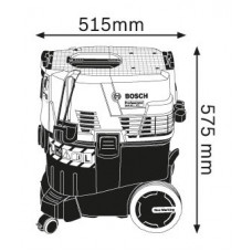 Пилосос для вологого та сухого прибирання  Bosch GAS 35 L AFC Professional (06019C3200)
