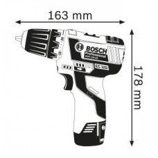 Акумуляторний дриль-шуруповерт  Bosch GSR 12V-20 Professional (06019D4002)