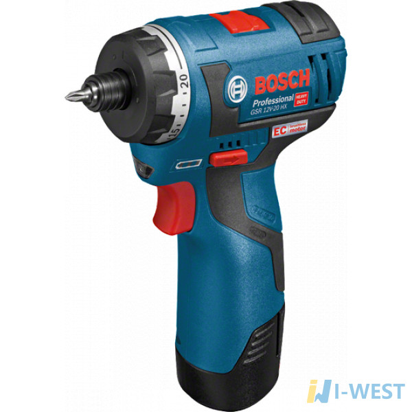 Акумуляторний шуруповерт  Bosch GSR 12V-20 HX Professional (06019D4102)