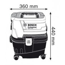 Пилосос для вологого та сухого прибирання Bosch GAS 15 PS Professional (06019E5100) Пилосос для вологого та сухого прибирання Bosch GAS 15 PS Professional (06019E5100)