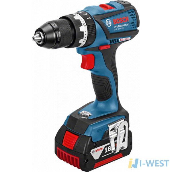 Аккумуляторный ударный шуруповерт Bosch GSB 18 V-EC (06019E9104) Аккумуляторный ударный шуруповерт Bosch GSB 18 V-EC (06019E9104)