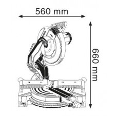 Торцювальна пилка  Bosch GCM 12 JL Professional (0601B21100)