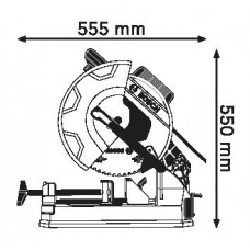 Монтажна пилка по металу  Bosch GCD 12 JL Professional (0601B28000)