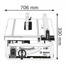 Розпилювальний стіл  Bosch GTS 10 J Professional (0601B30500)