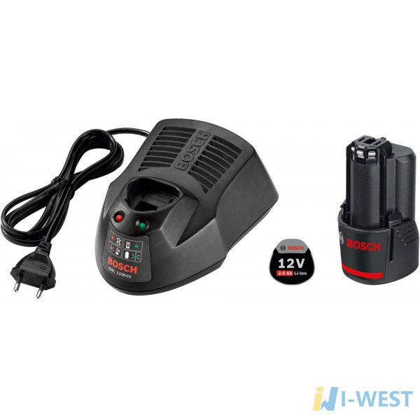 Стартовый комплект Bosch Starter set GBA 12V 2.0 Ah GAL 1230 CV Professional (1600Z00041) Стартовый комплект Bosch Starter set GBA 12V 2.0 Ah GAL 1230 CV Professional (1600Z00041)