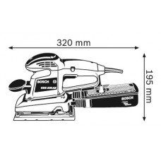 Вібраційна шліфувальна машина  Bosch GSS 230 AE Professional (0601292670)