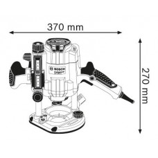 Вертикально-фрезерна машина  Bosch GOF 1250 CE Professional (0601626000)