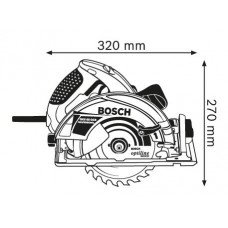 Ручная дисковая пила Bosch GKS 65 GCE Professional (0601668900) Ручная дисковая пила Bosch GKS 65 GCE Professional (0601668900)