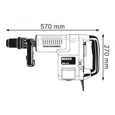 Відбійний молоток SDS-max Bosch GSH 11 E Professional (0611316708) Відбійний молоток SDS-max Bosch GSH 11 E Professional (0611316708)