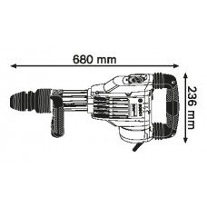 Відбійний молоток SDS-max Bosch GSH 11 VC Professional (0611336000) Відбійний молоток SDS-max Bosch GSH 11 VC Professional (0611336000)