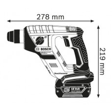 Акумуляторний перфоратор з SDS-plus  Bosch GBH 18 V-LI Compact Professional (0611905300)