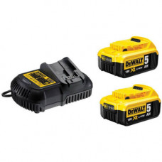 Зарядний пристрій і 2 акумулятора DCB184 5аг DeWALT DCB105P2