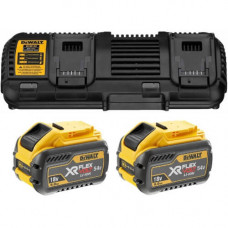 Зарядний пристрій і 2 акумулятора XR FLEXVOLT DCB547 9аг DeWALT DCB132X2