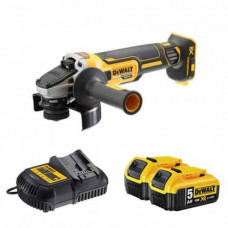 Акумуляторна кутова шліфмашина DeWALT DCG405P2