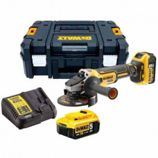 Акумуляторна кутова шліфмашина DeWALT DCG405P2