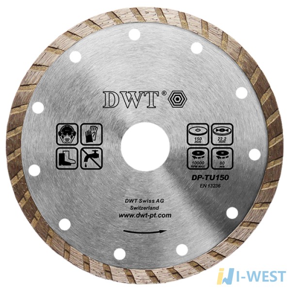 Алмазный диск по камню DWT DP-TU150 (160566)