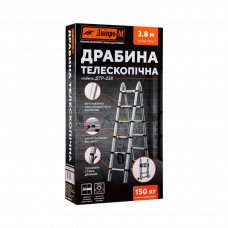 Драбина алюмінієва телескопічна Dnipro-M DTP-238 3.8 м Дніпро-М (79870001) Драбина алюмінієва телескопічна Dnipro-M DTP-238 3.8 м Дніпро-М (79870001)