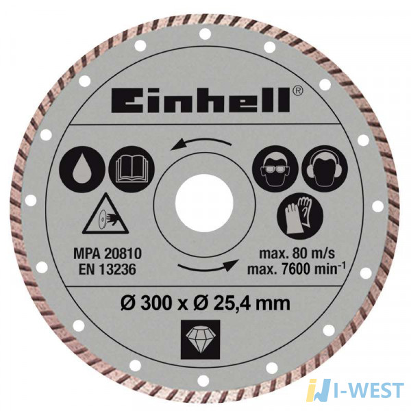 Диск до камнерезу RT-SC 920 L Einhell (4301178) Диск до камнерезу RT-SC 920 L Einhell (4301178)