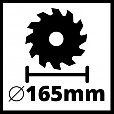 Ручна пила циркулярна акумуляторна TE-CS 18/165 Li-Solo Einhell (4331204)