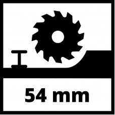 Пила циркулярна акумуляторна Einhell TE-CS 18 / 165-1 Li-Solo (4331207)