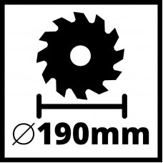 Пила циркулярна акумуляторна Einhell TE-CS 18/190 Li-Solo New (4331210)
