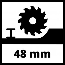 Пила циркулярна акумуляторна Einhell TE-CS 18/150 Li - Solo (4331220)