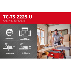 Пила циркулярна Einhell TC-TS 2225 U New (4340515)