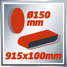 Точильний верстат диск/стрічка TC-US 400 Einhell (4419255)