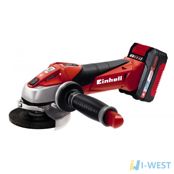 Кутова шліфувальна машина акумуляторна TE-AG 18 Li Kit Einhell (4431113) Кутова шліфувальна машина акумуляторна TE-AG 18 Li Kit Einhell (4431113)