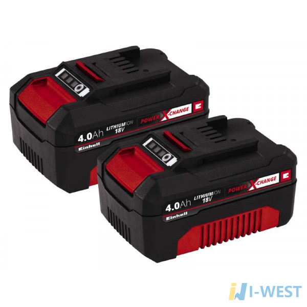 Аккумулятор Einhell Power-X-Change Twinpack 4.0 Ah 18V (4511489) Аккумулятор Einhell Power-X-Change Twinpack 4.0 Ah 18V (4511489)