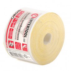Шлифовальная шкурка на бумажной основе К100, 115мм*50м. INTERTOOL BT-0820