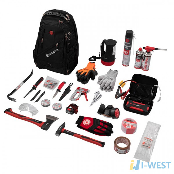Набір для надзвичайних ситуацій "Екстра" INTERTOOL BX-1008 Набір для надзвичайних ситуацій "Екстра" INTERTOOL BX-1008