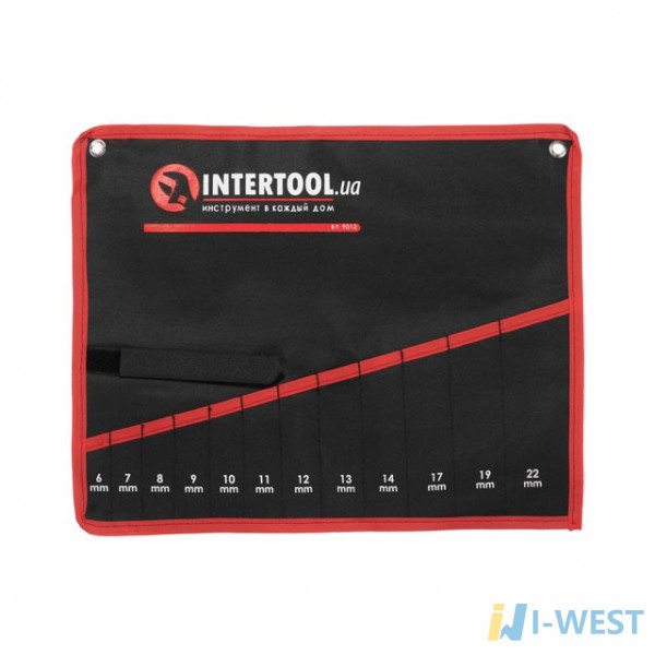Чохол для гайкових ключів 12 кишень INTERTOOL BX - 9012  (BX-9012)