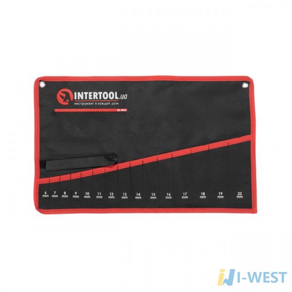 Чохол для гайкових ключів 15 кишень INTERTOOL BX - 9015  (BX-9015)