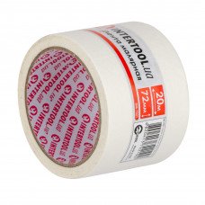 Стрічка малярна 72мм, 20м, біла INTERTOOL DM-7221
